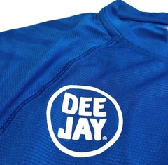 New Balance Radio Deejay Shirt Mens Slim S Womens M Blue Polyester Running Top