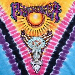 Psychedelia Tie-Dye T-Shirt Liquid Blue