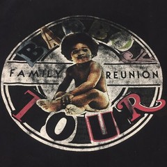 The Bad Boy Family Reunion Tour Large Black T-shirt Puff Daddy French Montana
