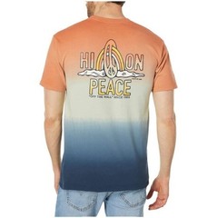 Vans Peace Of Mind Dip Dye Short Sleeve T-Shirt Melon Celadon Green Men’s L