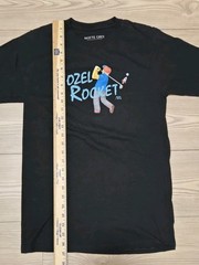 Matte Grey T-Shirt Mens Size Small Black Hozel Rocket Golf Shirt Hais Of Grey