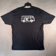 Next Level Apparel Mens Black T-Shirt Size 2XL Hippie Van New Age Zen Wave Soft