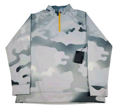$195 NEW G/Fore Men’s XL Gradient Camo Quarter Zip Long Sleeve Pullover Golf NWT
