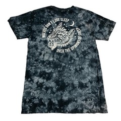 Lurking Class Sketchy Tank T Shirt Mens Medium Gray Tie Dye Back Graphic