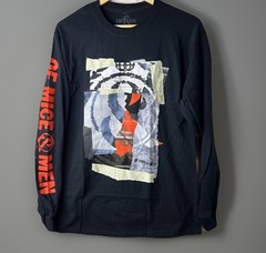 Of Mice & Men Earth Tour Long Sleeve Shirt M Black Band Tee Metalcore