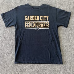 GARDEN CITY(KANSAS) COMMUNITY COLLEGE BRONCBUSTERS T-SHIRT BLACK Large