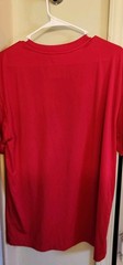 Reebok Men’s Red Graphic Logo T-Shirt Crew Neck Short Sleeve Regular Size M
