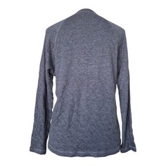 Faherty Cloud Cotton Henley Long Sleeve Shirt Blue Men’s Medium Pima Cotton