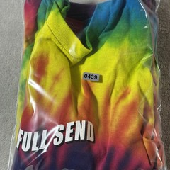 Full Send Shirt Mens Small Tie Dye Long Sleeve This Is My Weed Graphic Shirt