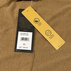 Lee Jeans Workwear – Pocket Tee – British Khaki – Men’s XXL **NEW**