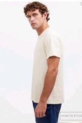 Madewell Garment Dyed Allday Crewneck Tee Lighthouse Ivory Mens XS XSMALL NWT