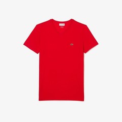 LACOSTE PIMA COTTON V-NECK TEE – TH6710 51