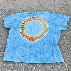 VTG Liquid Blue Double-Sided World Map Globe Graphic T-Shirt Big Tall 6XL 6X