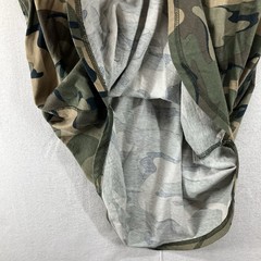 Hollister Mens Camo Curved Hem Tee Shirt Green Camouflage Medium Must Have
