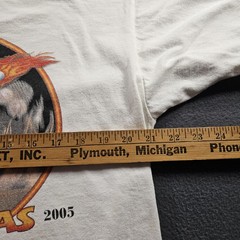 Las Vegas Shirt Mens Large White 2005 New Year Centennial 100 Years Graphic Tee