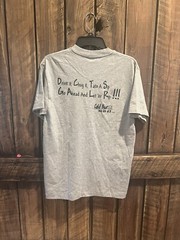 Vintage Cold Beer Hanes Heavyweight Gray T-Shirt 50/50 Men’s Size Medium (M)