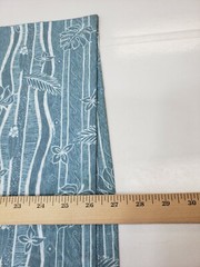Reel Life Mens T-Shirt Short Sleeve Crewneck Striped Ocean Print Blue Size M NWT
