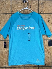 Nike NFL On Field Miami Dolphins Men’s Dri-Fit Shirt Aqua & Orange Size XL NWT