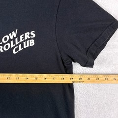 Low Rollers Club Tshirt Mens M Black Fortune Cat Coins Gambling Streetwear Vegas