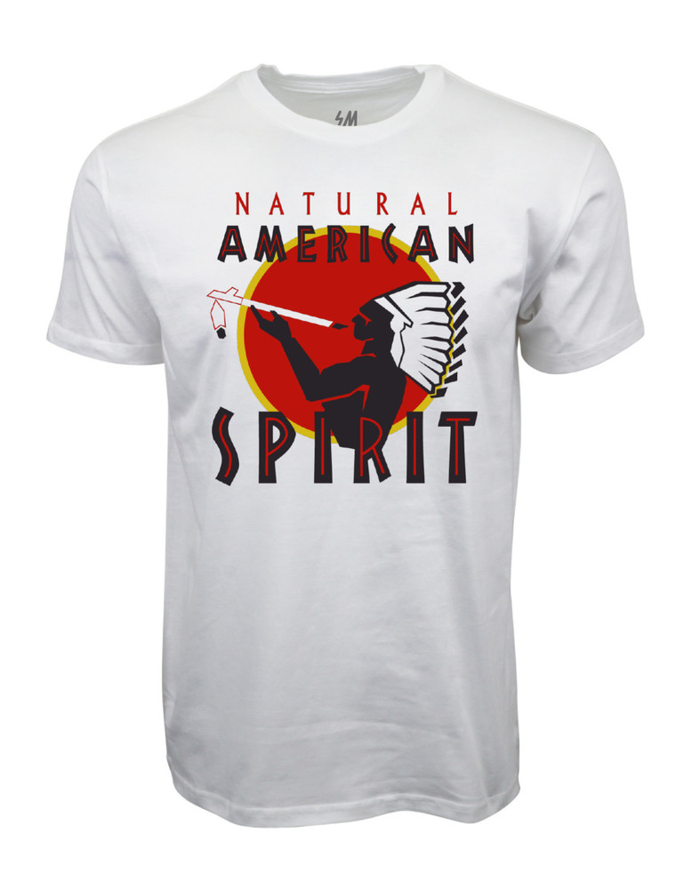 Natural American Spirit Graphic T shirt White
