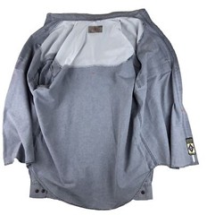 The Territory Ahead Shirt Jacket Men’s Large Long Sleeve Outdoor Gray Pockets