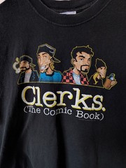 Vintage 1998 Clerks Comic Book T-shirt Large Kevin Smith View Askew Jay Silent