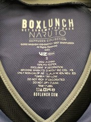 Boxlunch Naruto kakashi black ops tactical anime cosplay soccer jersey shirt