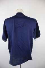 Pierre Cardin Mens T-Shirt Cotton Light Logo Vintage Blue Size 50 Regular Fit