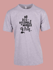 MEN WOMENS TEE TSHIRT UNISEX SHORT CIRCUIT NUMBER 5 ALIVE RETRO GIFT MOVIE 80’S