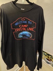 Friday The 13th Graphic T-shirt Camp Crystal Lake Men’s Size XXL Long Sleeve Tee