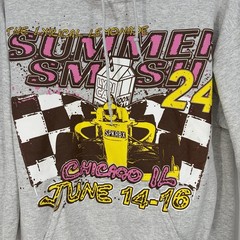 The Lyrical Lemonade Summer Smash Music Festival 2024 SPKRBX Med Racing Hoodie M