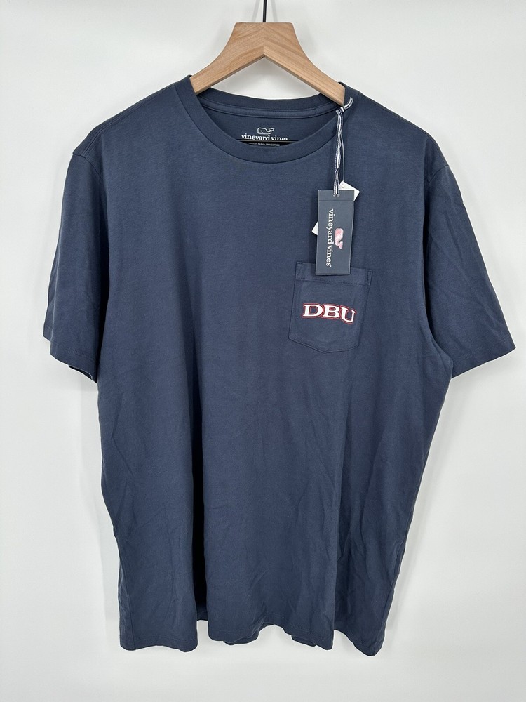 NEW Vineyard Vines Men’s Pocket T-Shirt Short Sleeve Blue Size Small (5/5)