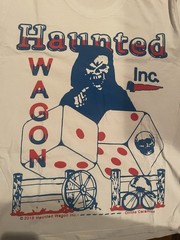 Online Ceramics Haunted Wagon 2018 Scary Dice Reaper Large
