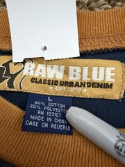 Vintage Raw Blue Tried Trusted And True Lace Up Boots T Shirt Mens Size Large