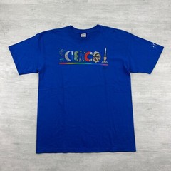 Vintage National Atomic Museum Shirt Size Large Blue Science Magnet