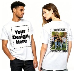 Personalized Custom T-Shirt Printing with your photo, text, logo, anything New