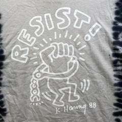 NEW Urban Outfitters Ripple T-Shirt Men’s M Gray Cotton Keith Haring Casual NWT