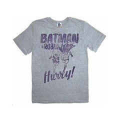 Unisex DC Comics Universe Silver Age Distressed Design Batman & Robin T-shirt
