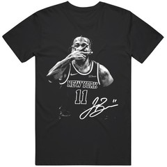 Jalen Brunson New York Fan Three Point Fingers Celly Gift Graphic v2 T Shirt
