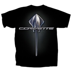 Joe Blow T’s Chevy C7 Corvette Stingray Emblem Logo Men’s Black T-Shirt