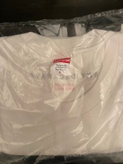 NEW SUPREME MALCOLM X TEE WHITE SIZE LARGE SS22 WEEK 13 AUTHENTIC FREE SHIPPING
