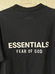 Fear of God Essentials Classic Short Sleeve Crewneck T-Shirt in Jet Black