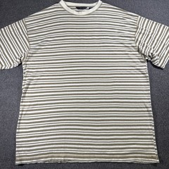 G.H. Bass & Co. Shirt Mens Large Striped Crew Neck Comfortable Casual Top VTG