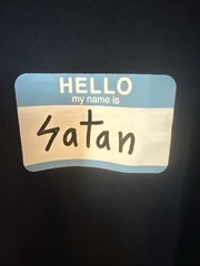 1990’s FUCT – Hello My Name Is Satan – Vintage Tee Shirt XL