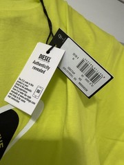 NWT DIESEL T-Diegos-K24 Men’s T-Shirt Short Sleeve Cotton – Apple Green – Medium