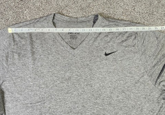 Nike Dri-Fit T-Shirt Men Athletic Workout Gym Boxing Tee Gray Size XXL
