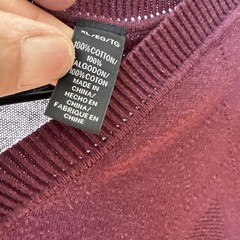 Vintage 90s Mossimo (XXL) – Burgandy/ Claiborne(XL) Gray Sweater Vests LOT of 2
