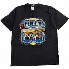 Chevrolet Fully Loaded Graphic T Shirt Mens 2XT Tall Black Muscle Car Chevy Tee