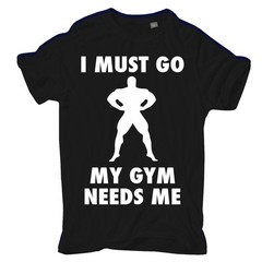 My GYM Needs Me Biceps T-Shirt Fitness Bodybuliding Strength Sports S to 10XL