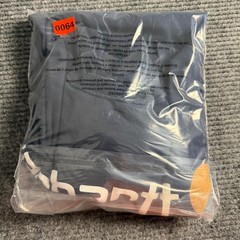 Carhartt Mens XL Long Sleeve Graphic T-Shirt Navy Blue Logo Workwear Tee